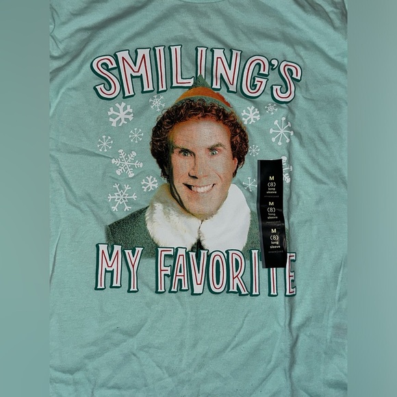 Girls Elf The Movie Shirt Size Medium (8) New - Picture 3 of 5